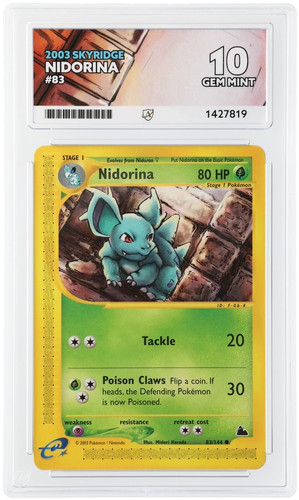 Nidorina graded ACE 10 for sale on eBay