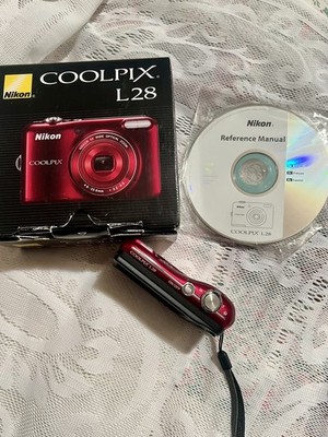 【美品】Nikon Coolpix L28 レッド ケース付き Nikon Coolpix L28 Red-Open box | eBay