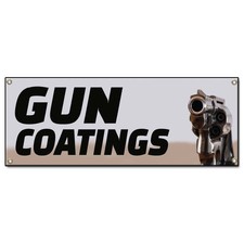 Gun Coatings Banner Concession Stand Food Truck Single Sided