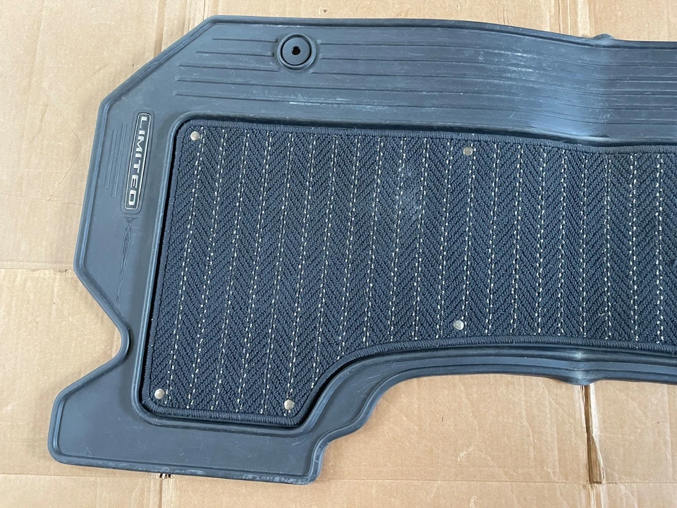 2019-24 DODGE Ram 1500 Limited Crew RUBBER ALL WEATHER Rear Floor Mat OEM MOPAR - Image 2 of 4