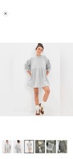 American Eagle Outfitters Women's Long-Sleeve Fleece Babydoll Mini Dress. Sz M