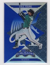 Cole Young 2025 Panini Crusade #7 Crusade Seattle Mariners