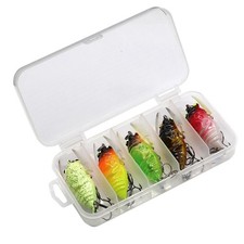 5Pcs Artificial Baits Cicada Crankbait Fishing Lures Fishing Tackle 4.5cm 6g
