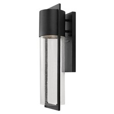 Hinkley Lighting Shelter 1 Light Outdoor Medium Wall Mount, Black - 1324BK