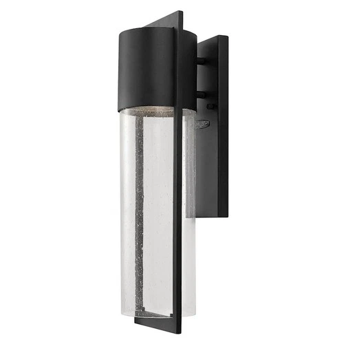 Hinkley Lighting Shelter 1 Light Outdoor Medium Wall Mount, Black - 1324BK - Picture 1 of 1