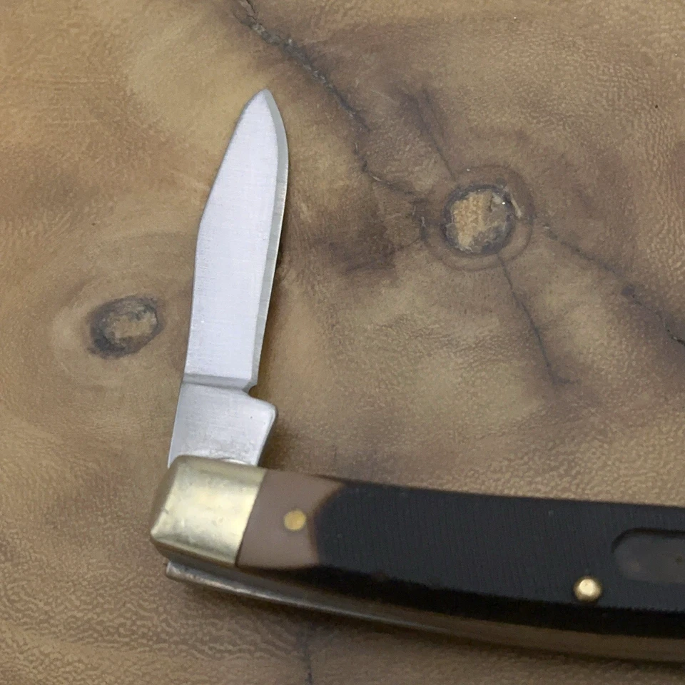 Vintage Schrade Old Timer USA 340T Middleman 3 Blade Stockman Limited Edition - Image 4 of 4
