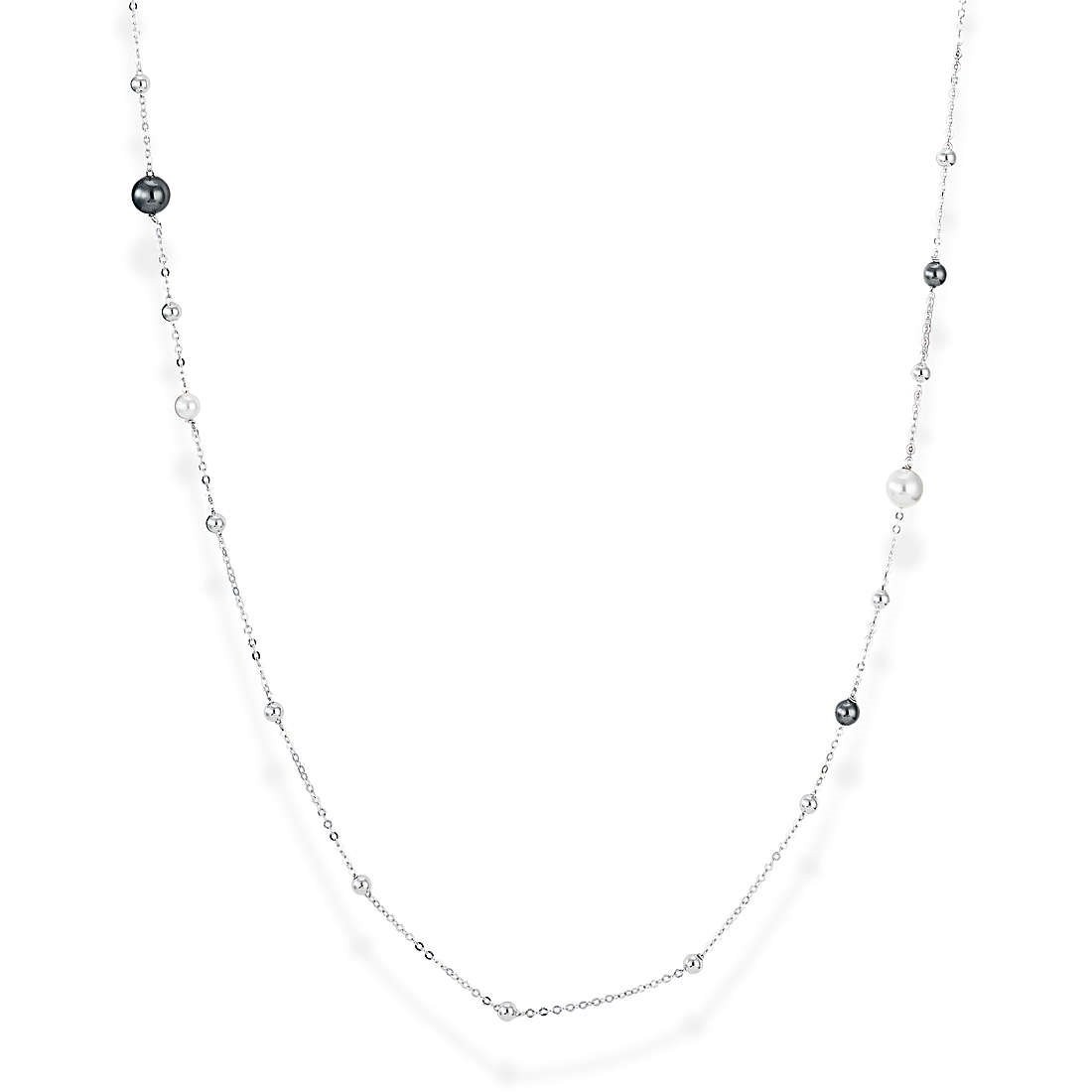 Collier Amen Perla CL1PB en argent 925 et perle blanche pour femme