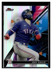 2021 Finest #28 Joey Gallo Refractor Texas Rangers