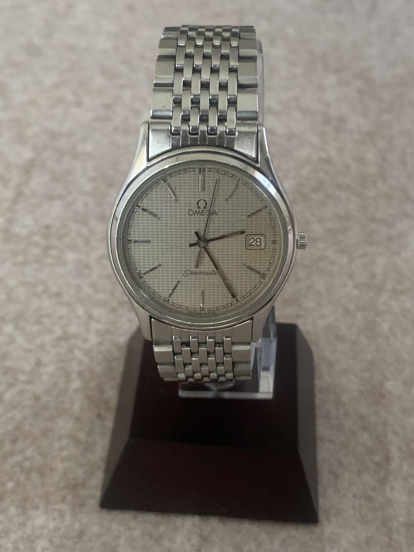 OMEGA Stainless Steel Mesh Bracelet Date