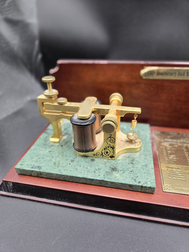 150th Anniversary California Gold Rush Telegraph Station (Franklin Mint) - Picture 2 of 5