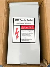 Automatic Transfer Switch 100A 2P 3 Wire 120V Generator NEMA-3R Outdoor Indoor