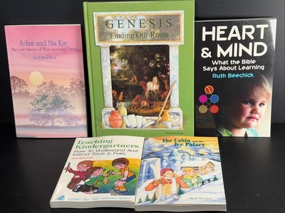 Lot Of 5 Ruth Beechick Books Including Genesis: Finding Our Roots