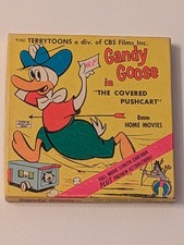 Gandy Goose in The Covered Pushcart, Standard 8mm 200 Foot Reel B W Silent