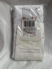 Vintage JCPenney Lace Window Panel 60x84 White NIP USA Made Curtain