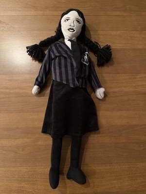 Wednesday Addams Black Plush Large