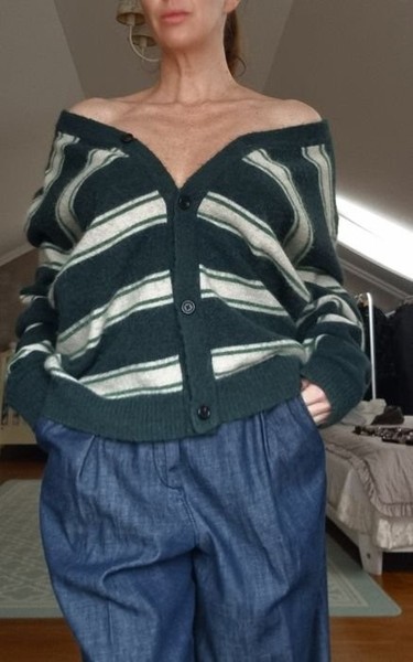 Women Selected Homme Sweater Green Other Material