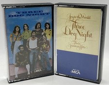 Three Dog Night Lot Of 2 Tape Cassettes: Three Dog Night And Joy To The World