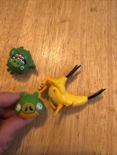 Angry Birds 1.5" Figure Lot of 3 Mini Figures Bundle Collectible Toys