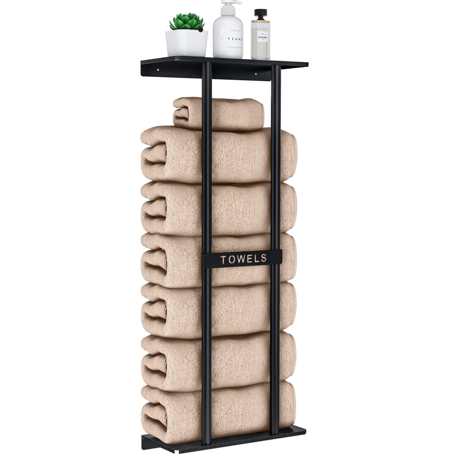 Rack With Shelf - Wall Mounted