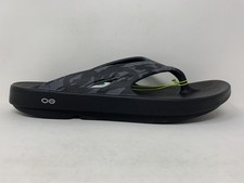 Men's OOFOS OOriginal Sport Sandal, Black Camo, 14 D Medium US