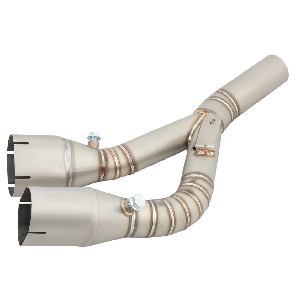 Tubulação média de escape modificada para motocicleta BMW S1000RR 2019-2025 S1000R 2021-2025 - Imagem 4 de 4
