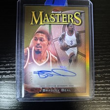 2023-24 Finest - Masters Autographs Gold Refractors Bradley Beal /50 Suns