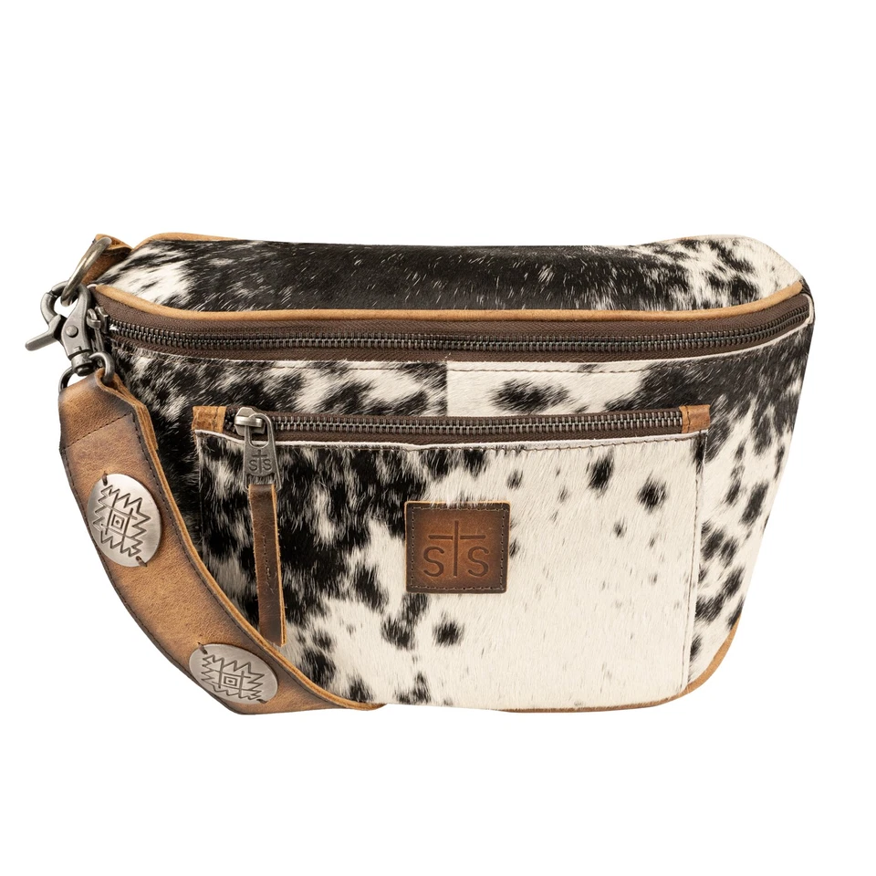 Bolso bandolera STS Ranchwear para mujer Vaquero Sachi cuero de vaca/cuero bronceado OS Foto 4 de 4