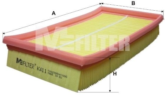 Fits MFILTER K 411 Air Filter  ⭐UK Stock⭐