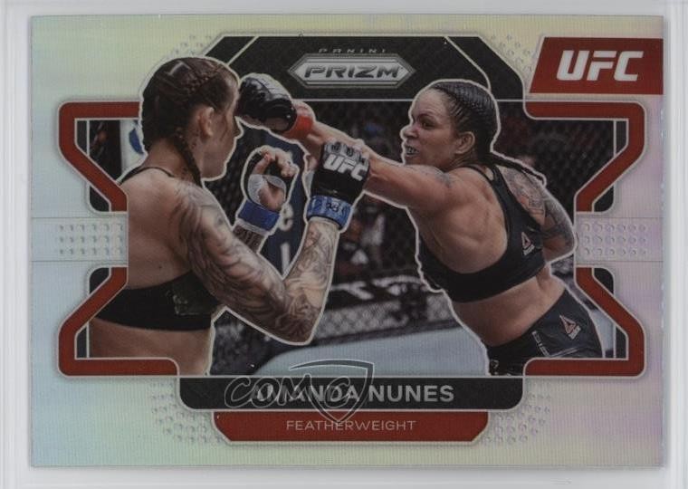2022 Panini Prizm UFC Silver Prizm Amanda Nunes #65 1k2s