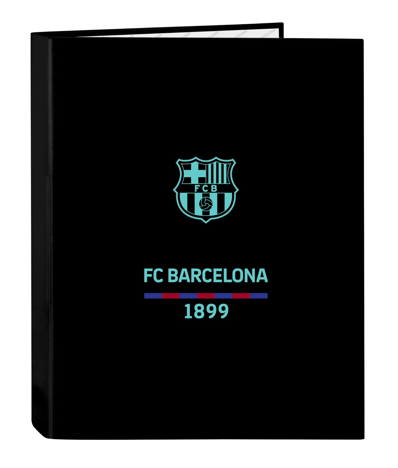 Ring Binder F.C. Barcelona Black A4 26.5 X 33 X 4 Cm NUOVO