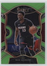 2020-21 Panini Select Concourse Neon Green Prizm /75 Bam Adebayo #8 1fc4