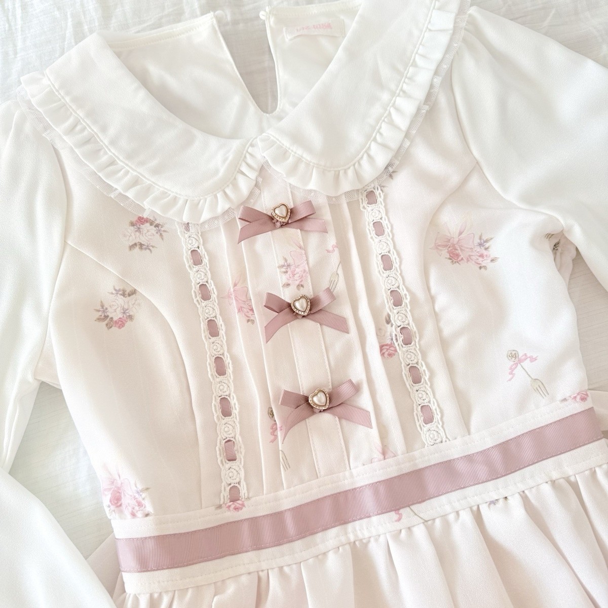 Liz Lisa Cupcake Bunny Dress White Jiraikei Ryousangata Kawaii J
