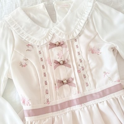 Liz Lisa Cupcake Bunny Dress White Jiraikei Ryousangata Kawaii J