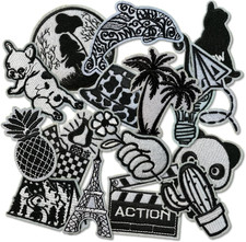 Kawaii Cartoon Iron on Patches, Cute Decor Patches for Backpacks, Embroidery App