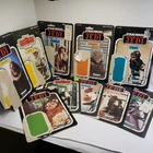 Lot of 10 Cardbacks Only Vintage Star Wars Kenner