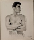 Muhammad Ali Authentic Signed 20X24 Lithograph Autographed P