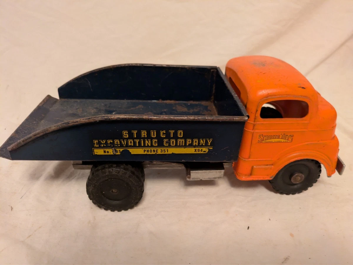 Structo Blue 1950 Year of Manufacture Vintage Manufacture Diecast