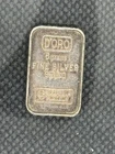 Vintage D’ORO - 5 Gram .999 Fine Pure Silver Bullion Fractional Bar #014983