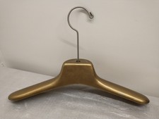 Plastic Gold Tone Fur / Jacket Long Hook Hanger Coat Conformers New York City