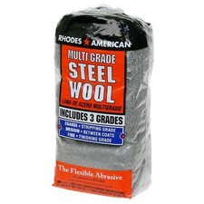 Assorted 12 Pad Grit Steel Wool