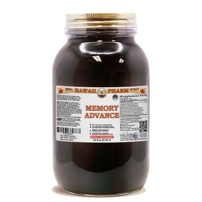 Memory Advance Liquid Extract, Ginkgo, Sage, Brahmi, Yerba Mate, Schisandra, Tur