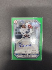 2026 BOWMAN ZACH EHRHARD BASE PROSPECT AUTO GREEN /99 #BPA-ZE