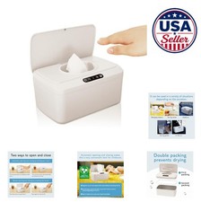 Baby Wipes Dispenser Automatic Opening Closing Wet Tissue Holder Hands Free