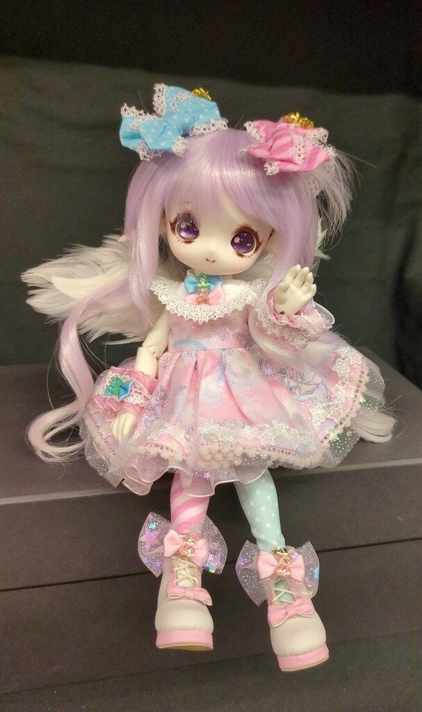 【DOLK×DOLLI POP×MIMIEL】 MEONG Angel DOLLI POP × DOLK Chu:B MIMIEL MEONG ver. Lolita Angel Limited RARE