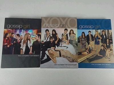 Gossip Girl DVD Lot Seasons 1 2 3 Blake Lively Teen Drama TV