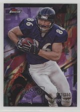 2024 Topps Finest Common Purple Refractor /250 Todd Heap #6 0z0v