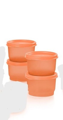 New Tupperware Snack Cups 4x 4 oz/120mL With Matching Seals