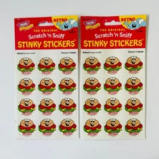 TREND Scratch n Sniff RETRO STINKY STICKERS SALAMI Sandwiches scent 2 pack