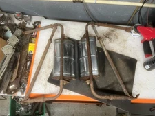 Vintage JR West Coast Truck Patina Mirrors 1960 1966 Pickup Chevy Ford Dodge