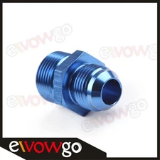 US SHIP 10AN AN-10 Male Flare To 3/4" BSP BSPP Straight Fitting Adapter Blue